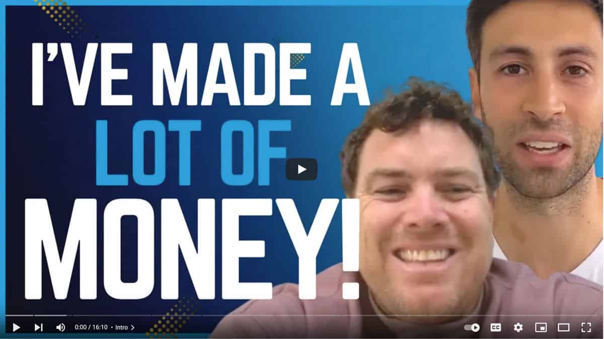 I've made a lot of money! Watch video.